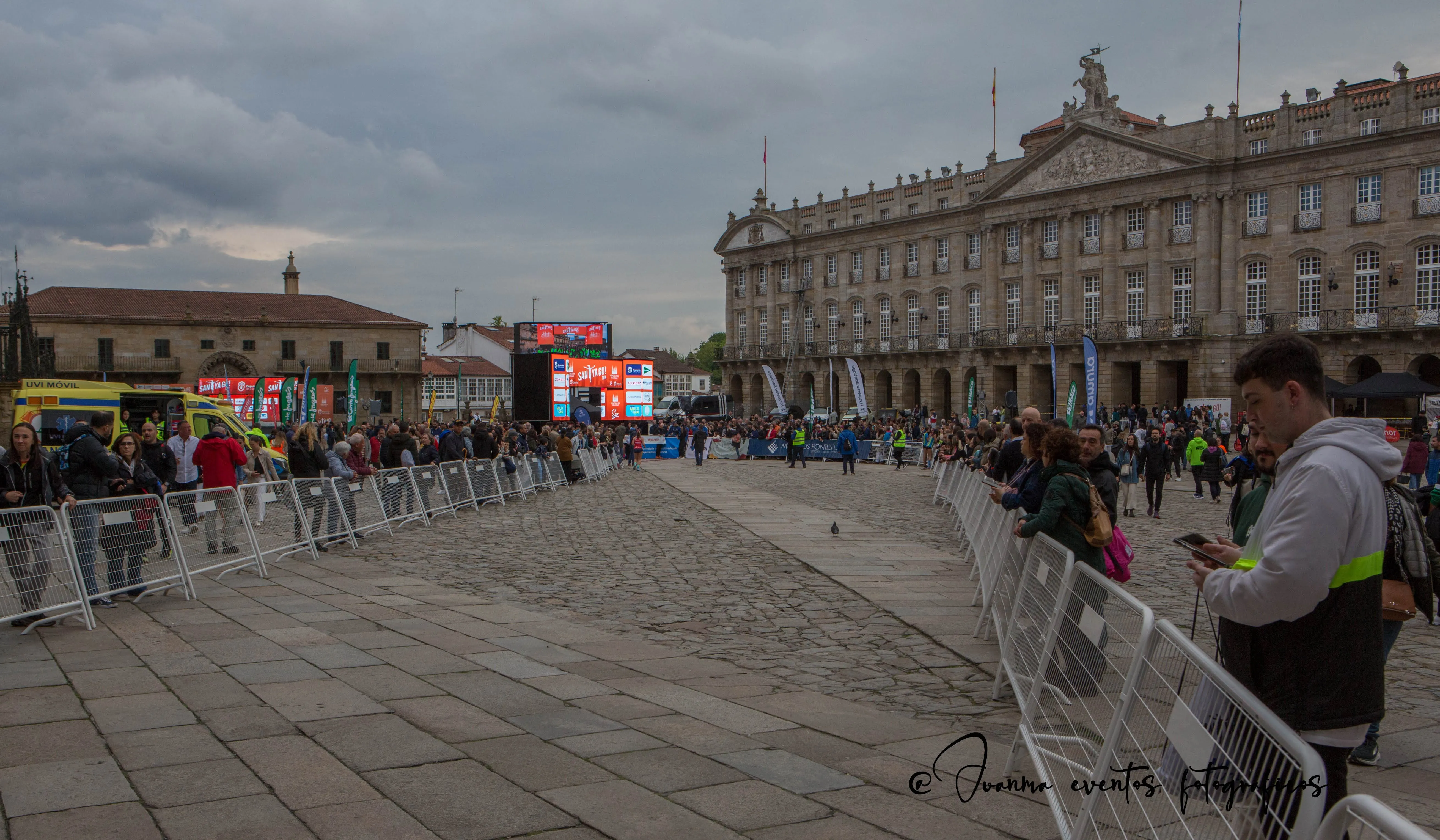 Obradoiro Plaza - Race location in Santiago de Compostela